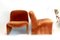 Set de Chaises Vintage en Velours par Giancarlo Piretti pour Anonima Castelli, 1970s, Set de 2 2