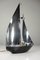 Vintage French Art Deco Nickel Brass Boat Lamp, 1930 7