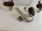 Metal and Wood Hangers, Italy, 1960s, Set of 3, Image 4