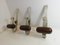 Metal and Wood Hangers, Italy, 1960s, Set of 3, Image 1