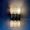 Six-Light Wall Lamp in Brass Metal and Opaline Glass by Rolf Krüger for Paul Neuhaus Leuchten, 1960s 7