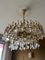 Large Chandelier in Gilded Brass and Crystal from Palwa, Germany, 1970 2