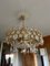 Large Chandelier in Gilded Brass and Crystal from Palwa, Germany, 1970 7