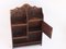 Antiker Wandschrank aus geschnitztem Holz mit Regalen 4