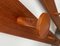 Mid-Century Modern Danish Model No. 140 Teak Coat Rack by Aksel Kjersgaard for Odder Furniture, 1960s, Set of 3, Image 16