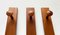 Mid-Century Modern Danish Model No. 140 Teak Coat Rack by Aksel Kjersgaard for Odder Furniture, 1960s, Set of 3, Image 2