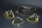 Art Deco Compote Set of Glass Dishes, 1930s, Set of 6 2