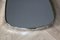 Miroir Mural de Forme Moderne en Laiton et Chrome, 1950s 5