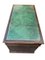 Escritorio pedestal eduardiano de roble y cuero, 1900, Imagen 8