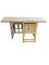 Folding Beechwood Desk with Two Drawers and Two Folding Chairs, 2000 9