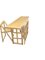 Folding Beechwood Desk with Two Drawers and Two Folding Chairs, 2000 6