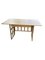 Folding Beechwood Desk with Two Drawers and Two Folding Chairs, 2000 2