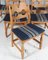 Razoblade Dining Chairs in Oak attributed to Henning Kjærnulf, Denmark 1970s, Set of 6, Image 6
