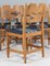 Razoblade Dining Chairs in Oak attributed to Henning Kjærnulf, Denmark 1970s, Set of 6, Image 7