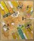 Michele Falanga, Aeropittura Map of East Africa, 1930s, Collage 2