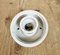 Applique Murale Vintage en Porcelaine Blanche, 1970s 8