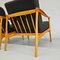 Vintage Scandinavian Armchairs in Wood and Fabric, 1960s, Set of 2 10