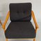 Vintage Scandinavian Armchairs in Wood and Fabric, 1960s, Set of 2 6