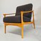 Vintage Scandinavian Armchairs in Wood and Fabric, 1960s, Set of 2 9
