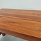 Table Basse et Tabouret Vintage en Noyer, 1970s 8