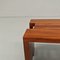 Table Basse et Tabouret Vintage en Noyer, 1970s 9