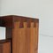 Table Basse et Tabouret Vintage en Noyer, 1970s 5