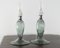 Grüne Tischlampe aus Muranoglas, Italien, 1980er, 2er Set 5
