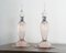 Murano Glass Table Lamp in Pink Color, Italy, 1980s, Set of 2 2