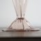 Murano Glass Table Lamp in Pink Color, Italy, 1980s, Set of 2 6