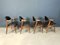 Chaises de Salle à Manger Cowhorn Vintage par Tijsseling Meubelfabriek pour Hulmefa, 1960s, Set de 4 11