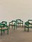 Green Model Carimate Dining Chairs by Vico Magistretti for Cassina, 1960s, Set of 6 10