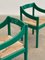 Green Model Carimate Dining Chairs by Vico Magistretti for Cassina, 1960s, Set of 6 2