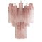 Italian Chandelier in Pink Murano Glass, 1980s, Image 1