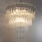 Lustre en Verre de Murano Transparent, Italie, 1980s 2