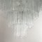 Lustre en Verre de Murano Transparent, Italie, 1980s 10