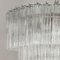 Lustre en Verre de Murano Transparent, Italie, 1980s 9
