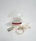 Mushroom Tischlampe aus Muranoglas von De Majo, 1970er 4
