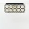 Mid-Century Modern Iron Ring Glass Flush Mount from Limburg, Germany, 1960s 4