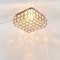 Mid-Century Modern Iron Ring Glass Flush Mount from Limburg, Germany, 1960s 7