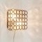 Mid-Century Modern Iron Ring Glass Flush Mount from Limburg, Germany, 1960s 9