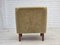 Fauteuil en Velours de Meubles Vert d'Origine & Pieds en Teck, Danemark 13