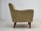 Fauteuil en Velours de Meubles Vert d'Origine & Pieds en Teck, Danemark 14