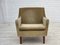 Fauteuil en Velours de Meubles Vert d'Origine & Pieds en Teck, Danemark 1