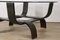 Vintage Fubo Edition Couchtisch aus Bugholz & Glas, 1970er 11