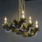 Art Decò Bronze French Chandelier, 1930s, Image 1