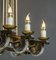 Art Decò Bronze French Chandelier, 1930s, Image 3