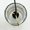 Mid-Century Modern Three-Light Pendant Lamp in Metal and Opaline Glass, 1960s 9