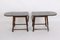 Kleiner dänischer Tisch aus gebeizter Eiche, 1960er, 2er Set 11