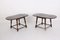 Kleiner dänischer Tisch aus gebeizter Eiche, 1960er, 2er Set 16