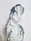 Ernesto Treccani, Sculpture Abstraite de Femme, 1970s, Faïence Polie 8